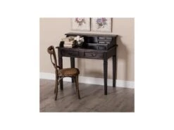 Duo De Chaises Bois Foncé - BRETT -Mobilia Boutique chaise 17622441