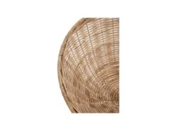 Chaise Rotin Naturel/Métal Blanc - HAROLD -Mobilia Boutique chaise 17628405