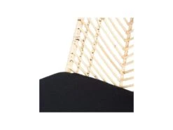 Chaise Rotin Naturel/Métal - MARTINE -Mobilia Boutique chaise 17635277