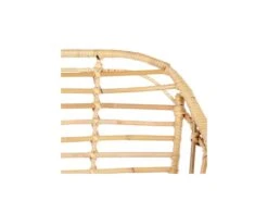 Fauteuil Rotin Naturel/Métal - EYMEA -Mobilia Boutique chaise 17636745