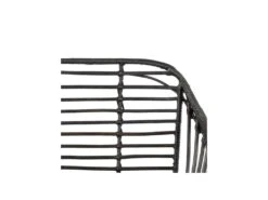 Fauteuil Rotin Gris/Métal - EYMEA -Mobilia Boutique chaise 17636781