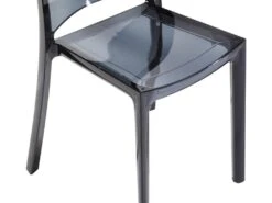 Lot De 2 Chaises Empilables HELLY - Polycarbonate Plein - Gris Ardoise 13 Lot De 2 Chaises Empilables HELLY - Polycarbonate Plein - Gris Ardoise -Mobilia Boutique chaise 177734