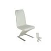 Duo De Chaises Simili Cuir Blanc - ZAIA -Mobilia Boutique chaise 17789055