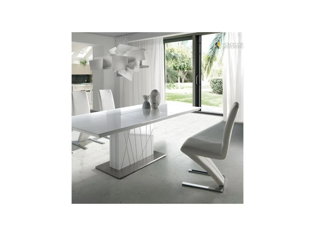 Duo De Chaises Simili Cuir Blanc - ZAIA 8 Duo De Chaises Simili Cuir Blanc - ZAIA – Image 6