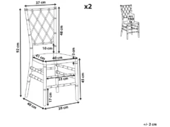 Lot De 2 Chaises Transparentes CLARION -Mobilia Boutique chaise 18124523