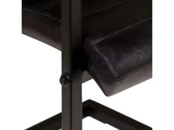 Lot De Deux Chaises De Salle à Manger Cuir Véritable Anthracite 1902161 -Mobilia Boutique chaise 18267205