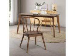 Pack 2 Chaises Brisa En Bois Coleur Noyer -Mobilia Boutique chaise 18377211