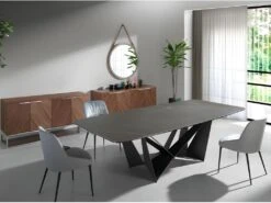 Chaise à Manger Velours Et Similicuir. 4109 ANGEL CERDA -Mobilia Boutique chaise 18422303