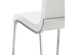 Chaise En Croûte De Cuir Et Acier Chromé 4025 ANGEL CERDA -Mobilia Boutique chaise 18422365