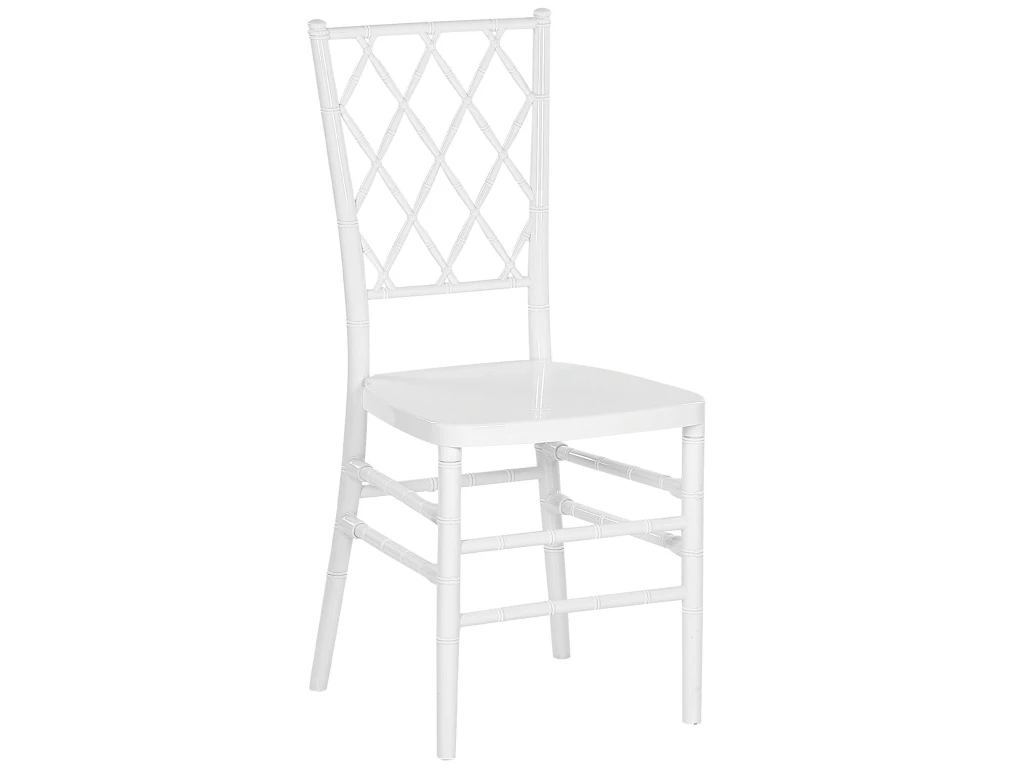Lot 2 Chaises Blanches CLARION 6 Lot 2 Chaises Blanches CLARION – Image 4