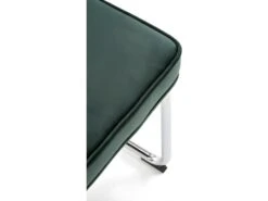 Chaise Design En Tissu Velours 49 X 55 X 85 Cm - Vert Foncé -Mobilia Boutique chaise 18833681