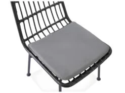 Chaise En Rotin Synthétique 47 X 45 X 85 Cm - Noir -Mobilia Boutique chaise 18834435