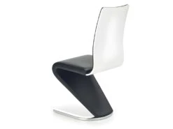 Lot De 4 Chaises Design En Cuir Synthétique 45 X 58 X 99 Cm - Noir -Mobilia Boutique chaise 18836557