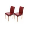 Chaise De Salle à Manger Lot De 2 ATHENA Rouge -Mobilia Boutique chaise 19191811