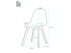 KAYELLES Lot De 2 Chaises Patchwork Scandinaves LAO 13 KAYELLES Lot De 2 Chaises Patchwork Scandinaves LAO -Mobilia Boutique chaise 19331045