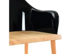 Chaise Pärumm Beksand Noir 57x54x82 Cm -Mobilia Boutique chaise 19433847
