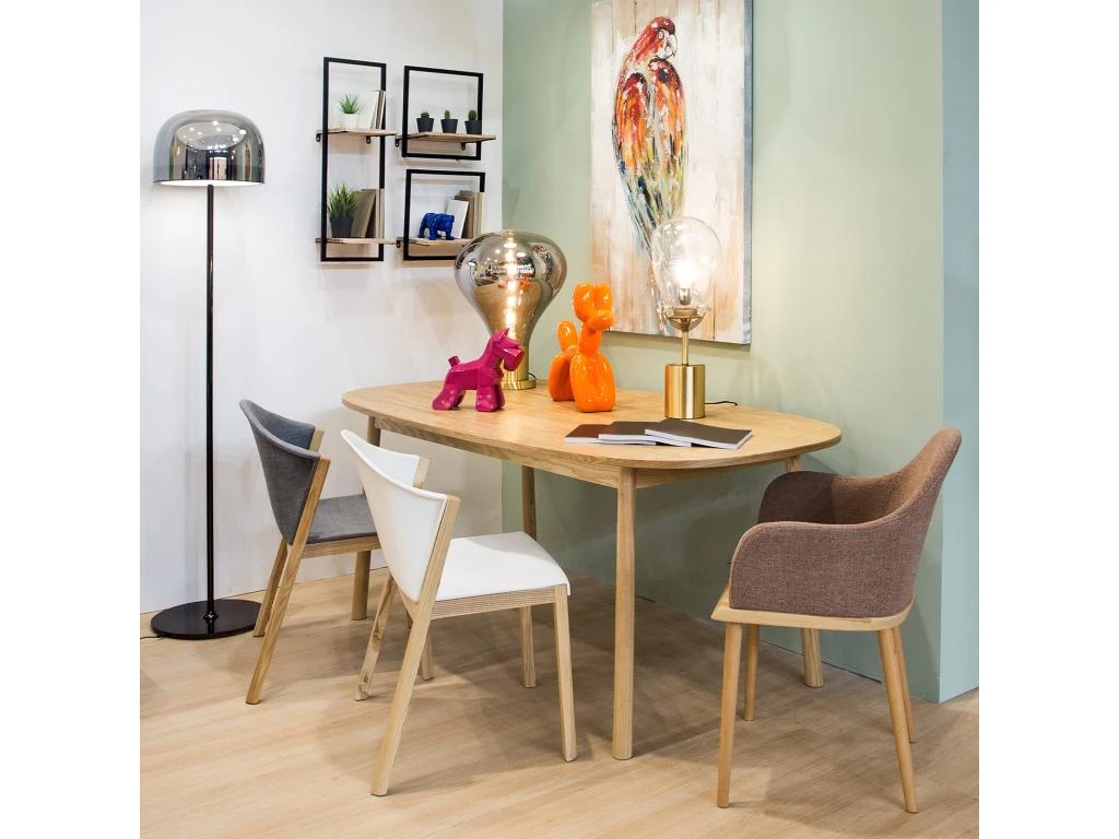 Chaise Pärumm Beksand Linen Beige 57x54x82 Cm 4 Chaise Pärumm Beksand Linen Beige 57x54x82 Cm – Image 2