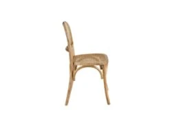 Duo De Chaises Bois Naturel/Cannage - BRETT -Mobilia Boutique chaise 19571925