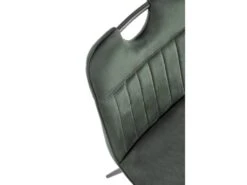 Chaise Design En Tissu Velours 46 X 58 X 83 Cm - Vert Foncé -Mobilia Boutique chaise 19816693