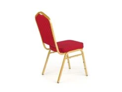 Chaise Design En Tissu 45 X 48 X 93 Cm - Bordeaux -Mobilia Boutique chaise 19816699