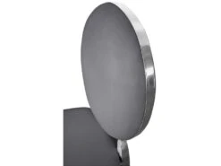 Lot De 2 Chaises Médaillon Sofia Simili Gris -Mobilia Boutique chaise 20010251