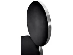 Lot De 2 Chaises Médaillon Sofia Simili Noir -Mobilia Boutique chaise 20010473