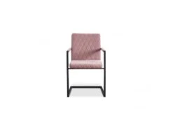 Chaise 'Brigotte' Velours Rose -Mobilia Boutique chaise 20088947