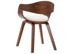 Lot De 4 Chaises De Salle à Manger Cuisine Design Intemporel Bois Courbé Et Synthétique CDS021321 -Mobilia Boutique chaise 20115221