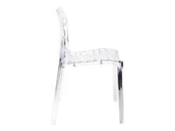 Lot De 6 Chaises Empilables DIADEME - Polycarbonate Plein - Cristal -Mobilia Boutique chaise 202211