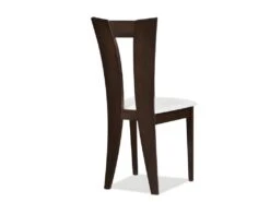 Lot De 6 Chaises TIFFANY - Hêtre Massif - Coloris : Wengé Et Blanc -Mobilia Boutique chaise 203021