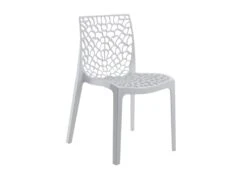 Lot De 2 Chaises Empilables DIADEME - Polypropylène - Blanc Dolomite 12 Lot De 2 Chaises Empilables DIADEME - Polypropylène - Blanc Dolomite -Mobilia Boutique chaise 207715