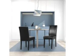 Lot De 2 Chaises "Luna" - Noir -Mobilia Boutique chaise 20900687