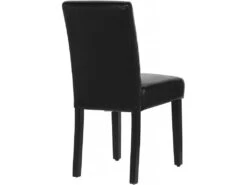 Lot De 2 Chaises "Luna" - Noir -Mobilia Boutique chaise 20900689