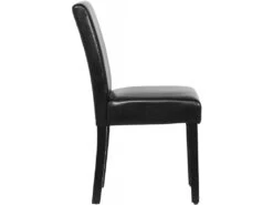 Lot De 2 Chaises "Luna" - Noir -Mobilia Boutique chaise 20900691