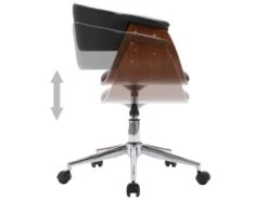 Lot De 4 Chaises De Salle à Manger Cuisine Design Contemporain Synthétique Noir CDS021795 -Mobilia Boutique chaise 20961707