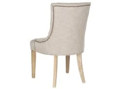 Chaise Beige 60 X 56 X 92.45 Cm - Saundra -Mobilia Boutique chaise 21034575