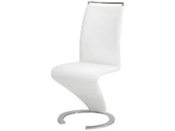 Lot De 4 Chaises TWIZY - Simili Blanc -Mobilia Boutique chaise 211869
