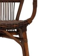 Lot De 2 Chaises De Salle à Manger En Rotin Marron -Mobilia Boutique chaise 21556683