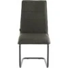 Lot De 2 Chaises De Salle à Manger Rembourrées En PU Anthracite -Mobilia Boutique chaise 21687005