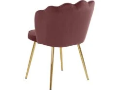 Ensemble De 2 Chaises De Salle à Manger Rembourrées En Velours Rose -Mobilia Boutique chaise 21690921