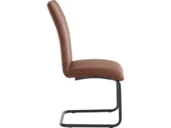 Chaises De Salle à Manger Rembourrées Lot De 2 En PU Cognac -Mobilia Boutique chaise 21692523