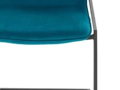 Lot De 2 Chaises De Salle à Manger Rembourrées En Velours Pétrole -Mobilia Boutique chaise 21693253