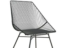 Chaise De Salle à Manger En Métal Noir -Mobilia Boutique chaise 21697067