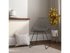 Chaise De Salle à Manger En Métal Noir -Mobilia Boutique chaise 21697073