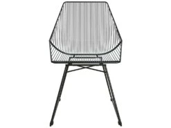 Chaise De Salle à Manger En Métal Noir -Mobilia Boutique chaise 21697079