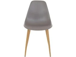 Chaise Miller 4pk Gris Clair PlastOak -Mobilia Boutique chaise 21697645