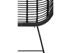 Lot De 2 Chaises De Salle à Manger En Rotin Noir -Mobilia Boutique chaise 21699423