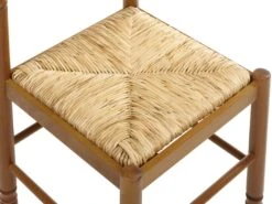 Lot De 6 Chaises JEANNE - Hêtre Massif & Assise Paille De Riz -Mobilia Boutique chaise 219035