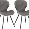 Lot De 2 Chaises EVAN Coloris Gris -Mobilia Boutique chaise 21988733