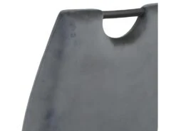 Ulla Chaise De Salle à Manger En Velours, Piètement Luge, Gris Foncé. -Mobilia Boutique chaise 22049171